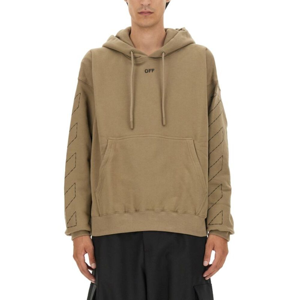 Off-White Men Sweatshirt With Arrow Embroidery